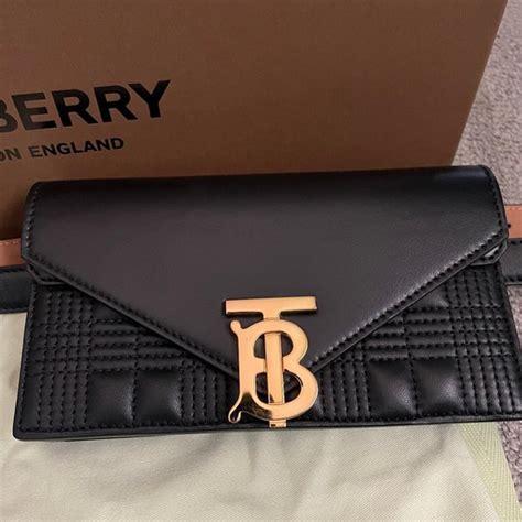 burberry envelope belt bag|BURBERRY Smooth Calfskin Quilted Check TB Envelope Belt .